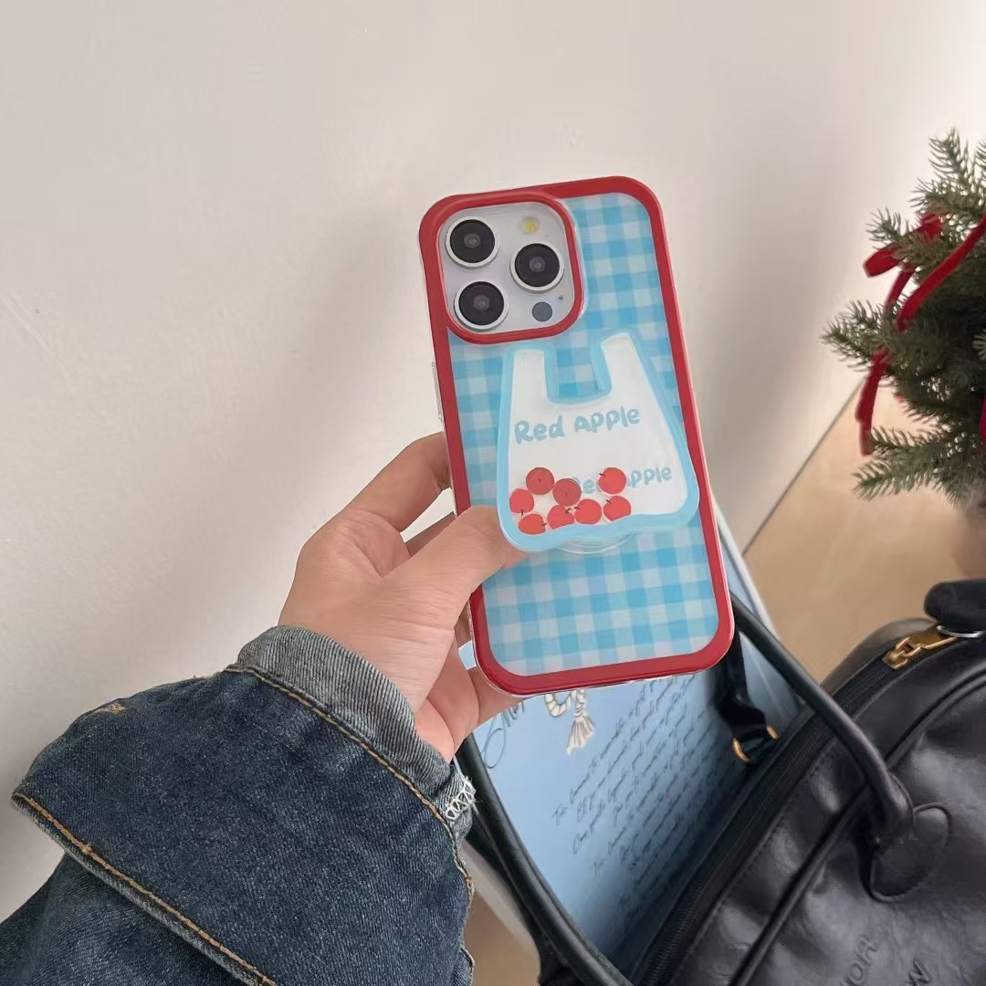 Ins estilo coreano lindo oso de línea para 15ProMax nuevo iPhone 14 Apple 13P funda para teléfono móvil 12 mujeres