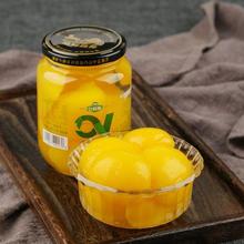 黄桃罐头新鲜水果罐头糖水425g罐6整箱办公室零食砀山特产包邮