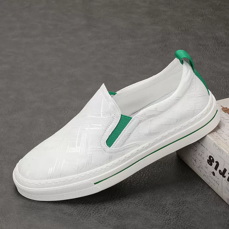 2024男鞋新款1960透气布鞋一脚蹬男鞋低帮男士休闲帆布鞋不系带