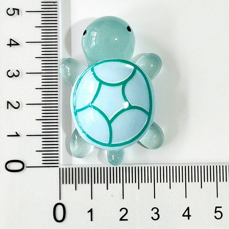 树脂：4.8cm蓝色乌龟