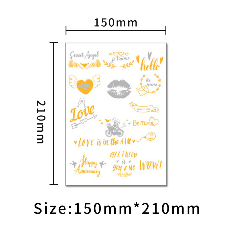 Wedding Tattoo Sticker Bride Wedding Single Bridesmaid Party Hot Stamping Silver Tattoo Sticker team bride toX20 Wedding Tattoo Sticker Bride Wedding Single Bridesmaid Party Hot Stamping Silver Tattoo Sticker team bride toX20