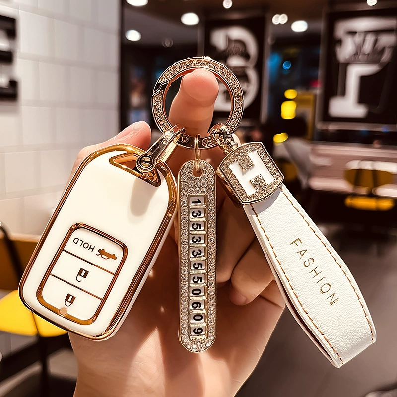 Выделенный Honda XRV Civic CRV Десять поколений Accord New Ling Pai Bin Zhije Crown Hangdao Автомобильный чехол для ключей