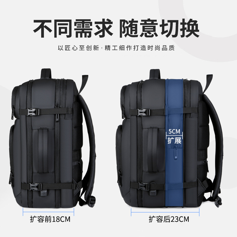 Nueva mochila de negocios de buena calidad de gran capacidad de 17 pulgadas mochila portátil multifuncional trabajo y viaje de negocios bolsa de cercanías