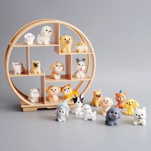 Mini Simulation Bogu Rack Model Children's Play House Doll House Accessories Decoration Set