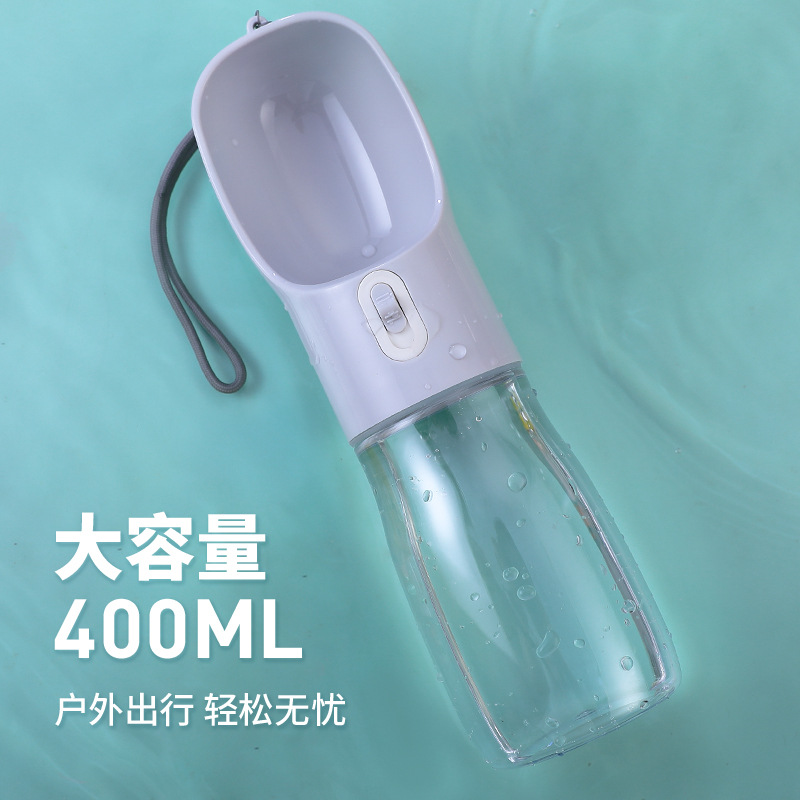 Botella de agua para perros