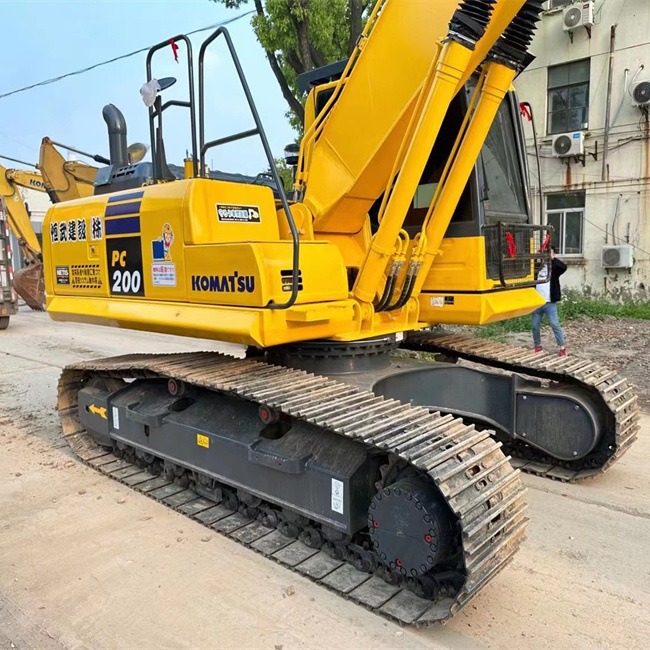 Exportación colombiana de segunda mano Komatsu PC200 - 8 excavadora, venta directa, noventa por ciento, confiable.