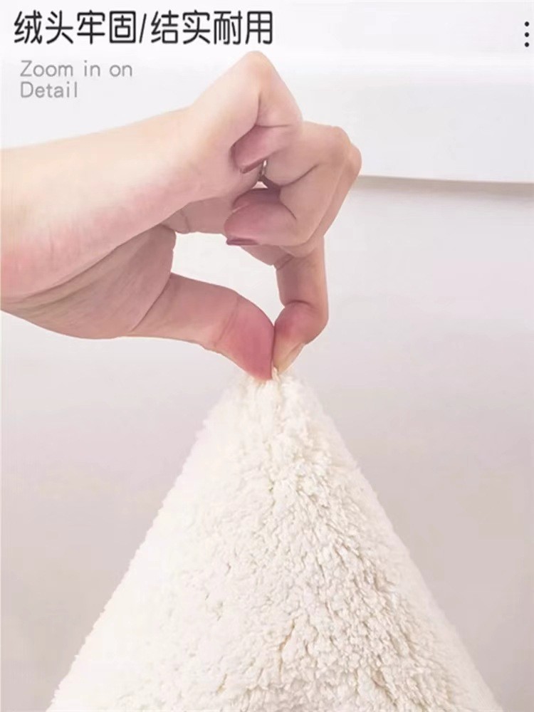Cross-border Christmas-themed faux cashmere bath mat set (3 pieces) for bathroom and toilet, absorbent, insulating, and stain-resistant