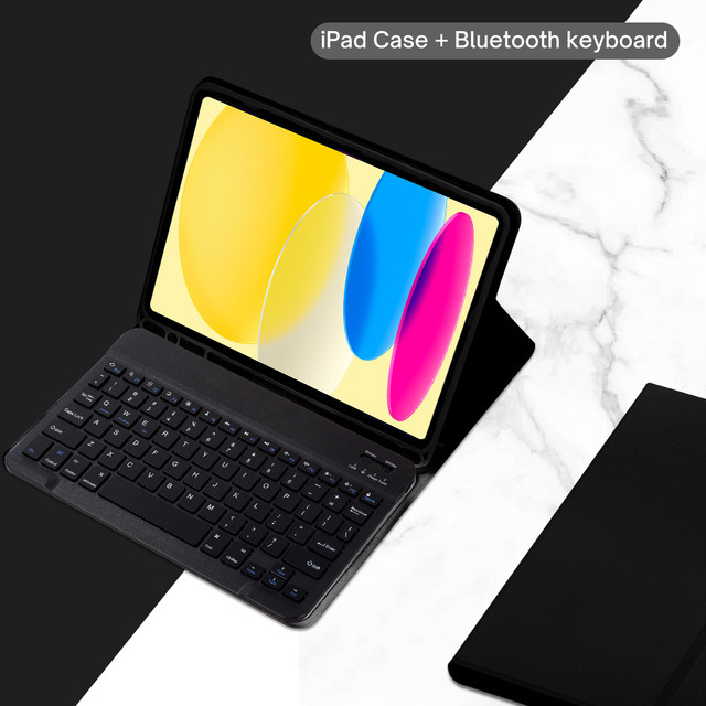 iPad11 2025 Bluetoothキーボード Air 11 保護ケース 10.9/9.7/10.2/Pro11 ペンホルダー付きケース|undefined