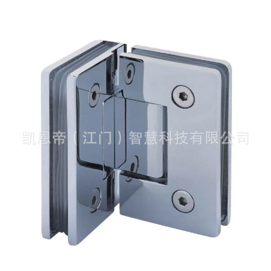 凯恩帝KAIENDI玻璃门合页90度浴室夹加厚淋浴房玻璃专用铰链配件