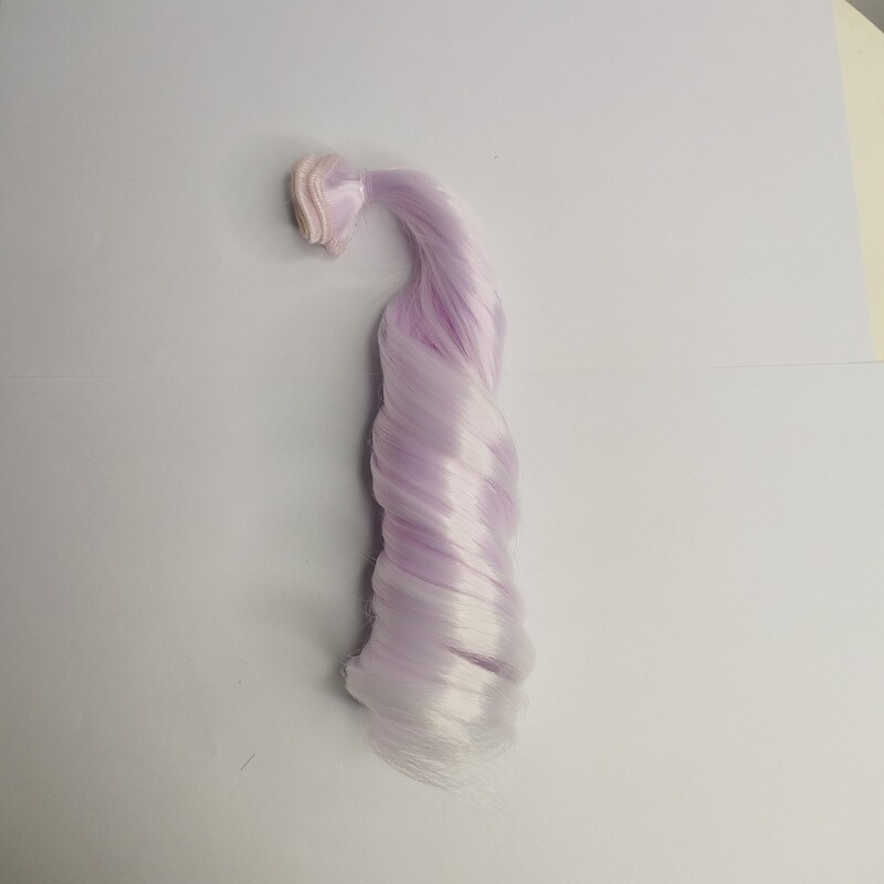 Factory Direct Sales DIY Doll Wigs, Hair Strips, Roman Curls, Long Curly Hair Extensions