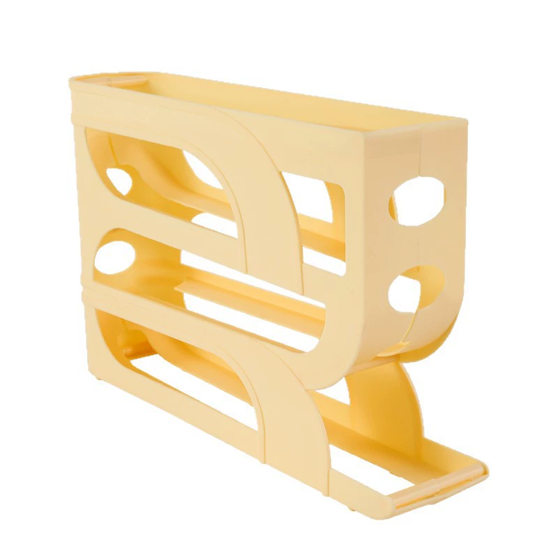 New refrigerator automatic rolling slide egg storage box Egg holder Egg rack Fresh box refrigerator side door