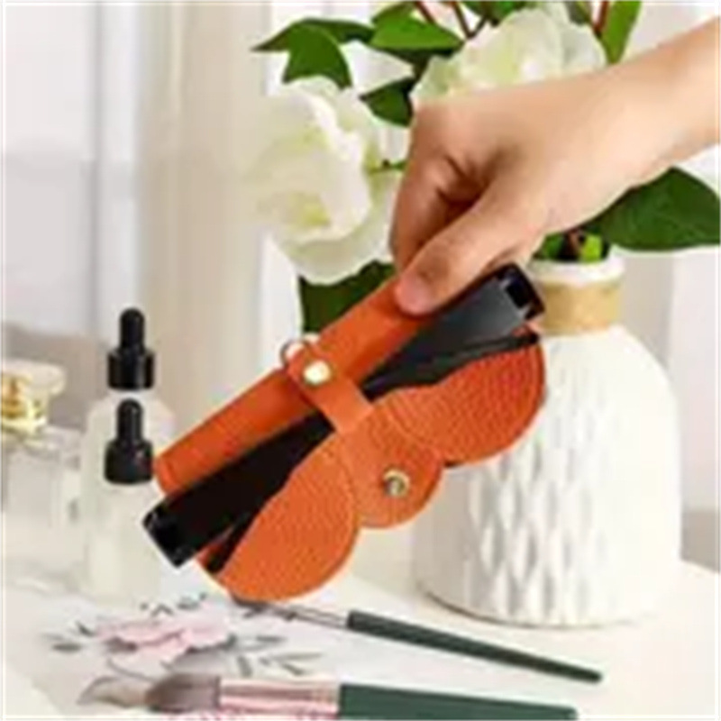 Polyurethane sunglasses, handheld glasses, cute protective case, simple and elegant design