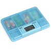 Factory wholesale supply smart electronic drug box smart reminder portable timing pills one -click automatic memory