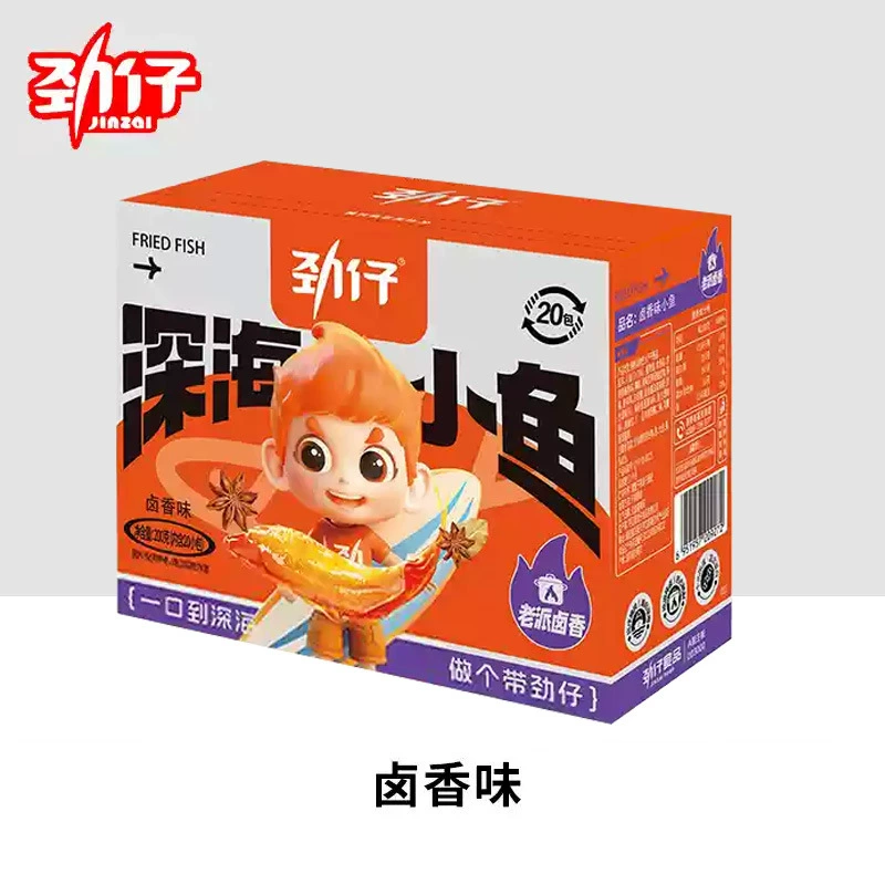 劲仔 [深海小鱼干糖醋味辣条鱼仔小鱼儿小辣鱼零食网红爆款便宜量大]