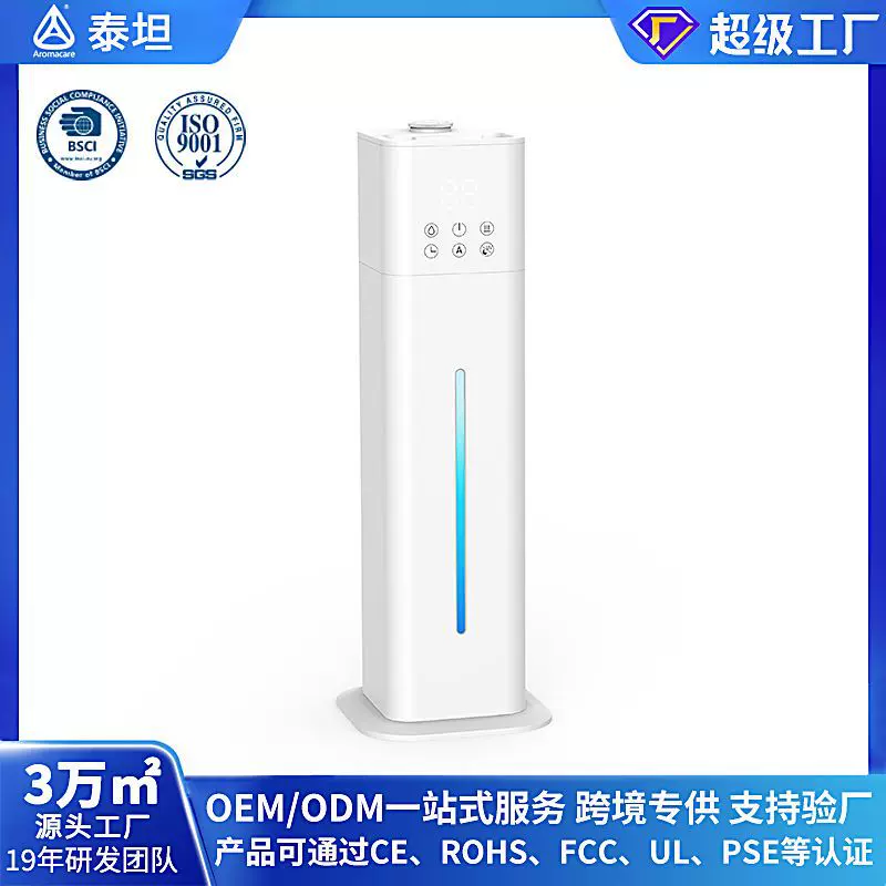 新款跨境落地空气加湿器大容量10升卧室家用大雾量轻音空气增湿机