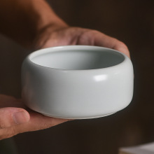 创意中国风简约文房四宝陶瓷笔洗缸水洗水孟学生用初学者书法用品