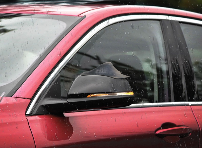 Car Rearview Mirror Rain Shield, Small Round Mirror, Integrated Reflector, Blind Spot Mirror, Rearview Mirror, Reversing Mirror, Rain Cover, Universal