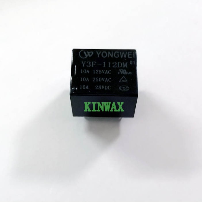 Y3F-112DM正品继电器T73 10A 250VAC 4脚常开通用HF3FF G5LA