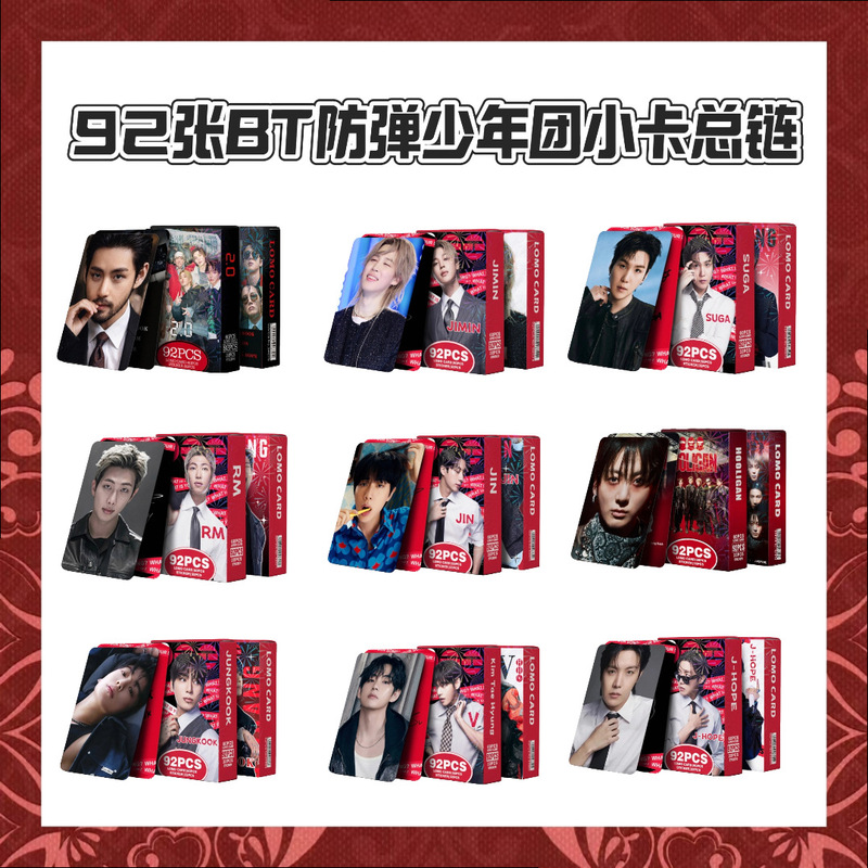 Cross-Border Exclusive Supply of 92 In-Stock Bts Arirang Kpop Celebrity Lomo Collectible Cards Cross-Border Exclusive Supply of 92 In-Stock Bts Arirang Kpop Celebrity Lomo Collectible Cards