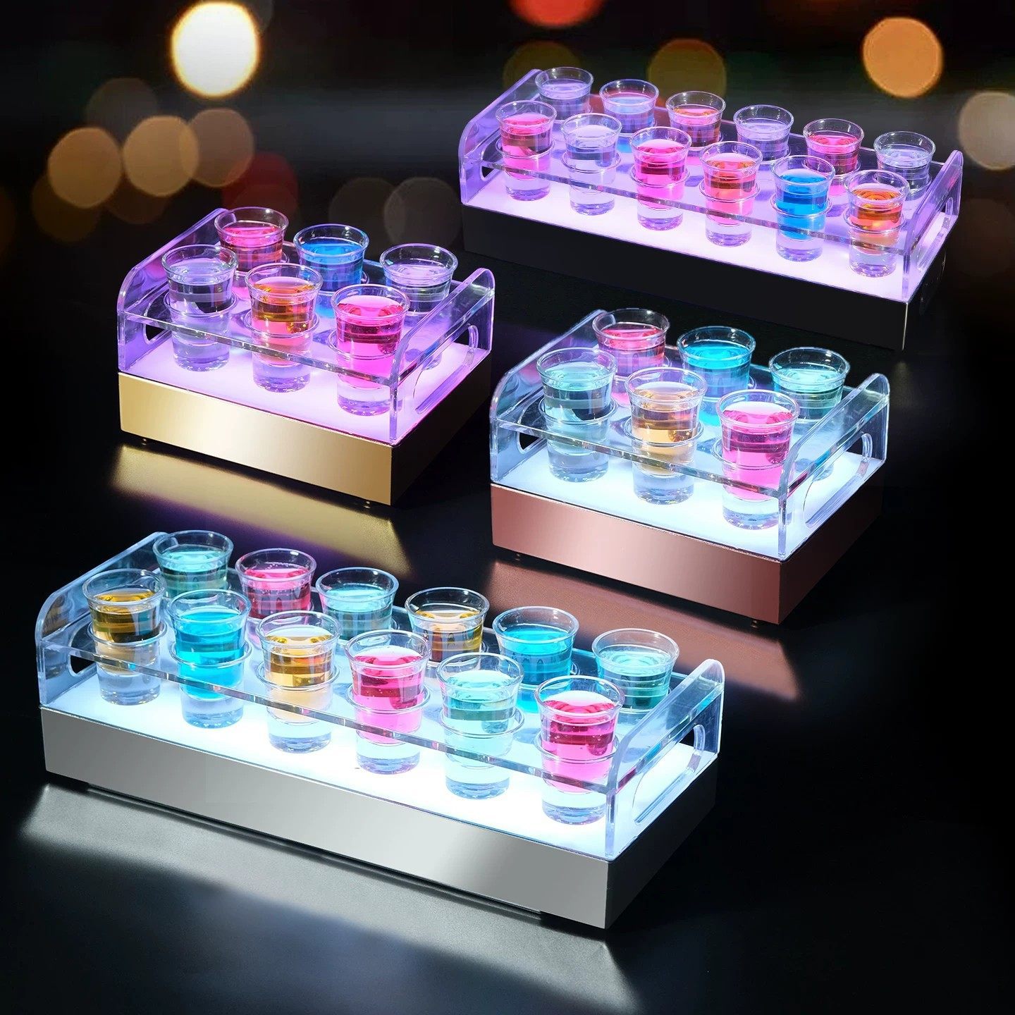 Barra de vino emisor de luz partido KTV Mesa cubo taza de vino titular de la taza de vino champán taza de la bala