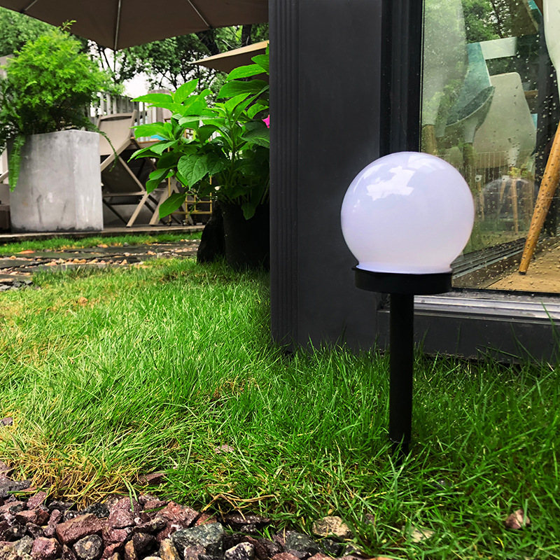 Ball bubble shaped lawn lamp Chinese style simple waterproof lighting garden lamp garden roadside villa lawn outdoor lamp