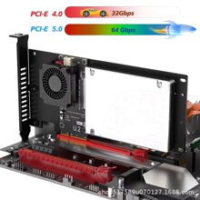 U.2�̑BӲ�P�D�ӿ�PCIE5.0 X4 SFF-8639 NVME�̑BӲ�P�Uչ���L��