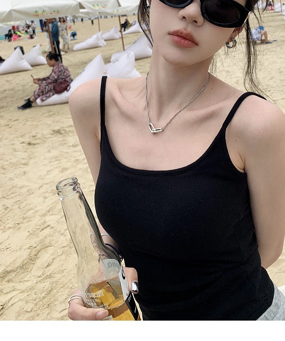 Finna Fu primavera y verano puro deseo de mejorar el cuerpo expandiendo el chaleco de pecho pequeño cinturón desmontable cojín de pecho para usar dentro