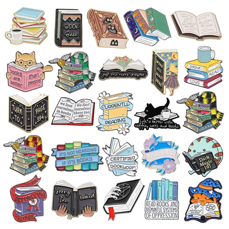 Cartoon badge, universal metal accessory, Birthday gift
