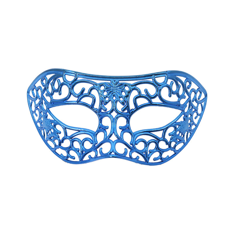 fiesta de baile de Halloween máscara de cabeza plana hueca máscara de mitad de cara máscara de fiesta máscara de cabeza plana retro jazz