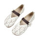 Summer New Artistic Retro Sandals Flat Round Toe Shoes with Hole Shoes Closed Toe Comfortable Soft Bottom Shallow Women's Shoes