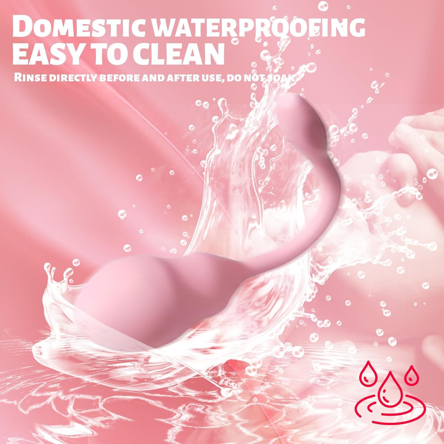 Heated Vibrating Tongue Licking Vibrator Egg, Silicone Body-Controlled Massage Stick — detail image 22