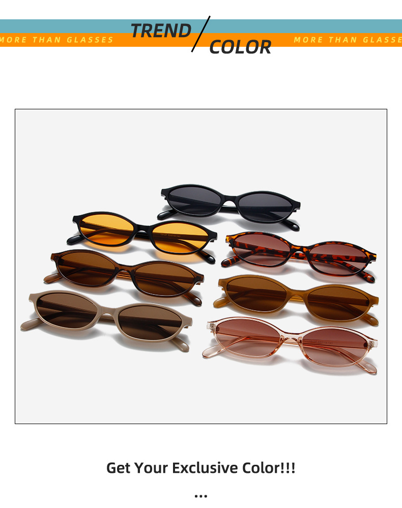 22g Weight Full Frame Glasses Structure Sunglasses Classification Ac, UV400 Protection Lens Material Oval Frame Glasses Style Travel, Party, Stage Occasion Solid Color Pattern Unisex Gender Elegant, Simple Style Style Black Color Elegant Simple Style Solid Color Ac UV400 Protection Oval Frame Full Frame Women's Sunglasses 7