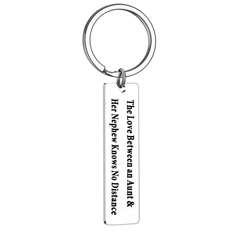 2023 de acero inoxidable llavero Conducción Segura colega jefe renuncia regalo conmemorativo despedida colgante joyería moda