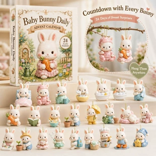 Адвент-календарь Baby Bunny Daily подвески с зайцами 24 дня