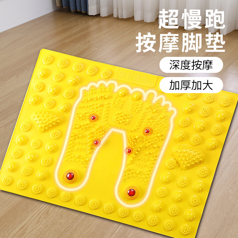 Alfombrilla de acupresión para masaje de pies, terapia magnética, alfombrilla para caminar para uso doméstico, alivio del dolor, alfombrilla para fitness, yoga.