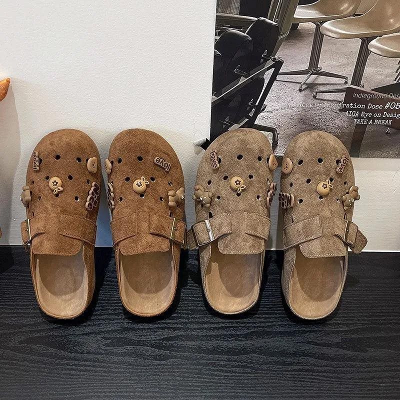 Artistic Birkenstock Shoes for Women with Closed-Toe Design, Silent and Non-Slip Soles, Durable for Home Use, Lightweight for Daily Outings, Birkenstock Shoes for Women Artistic Birkenstock Shoes for Women with Closed-Toe Design, Silent and Non-Slip Soles, Durable for Home Use, Lightweight for Daily Outings, Birkenstock Shoes for Women