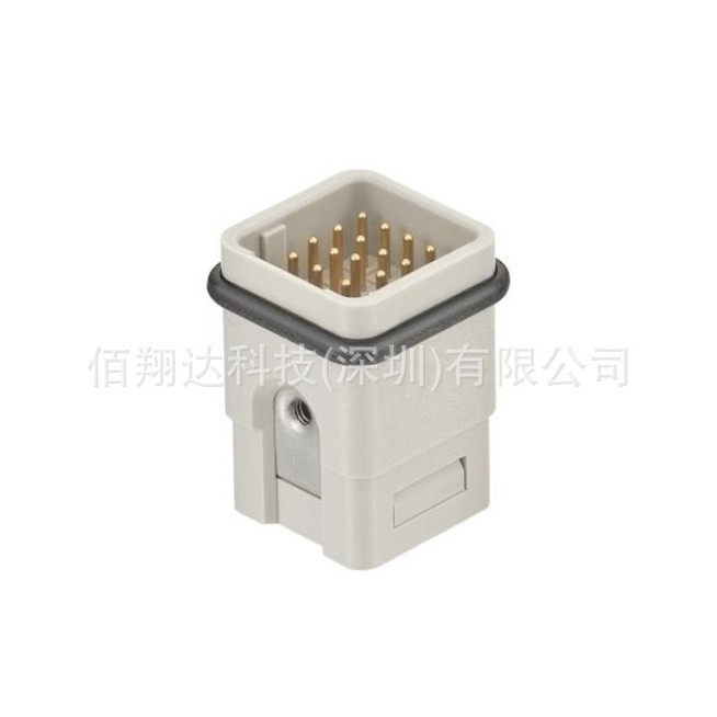 HARTING 哈丁航空插头紧凑型HanQ 21芯 09120213001 5A21芯小体积