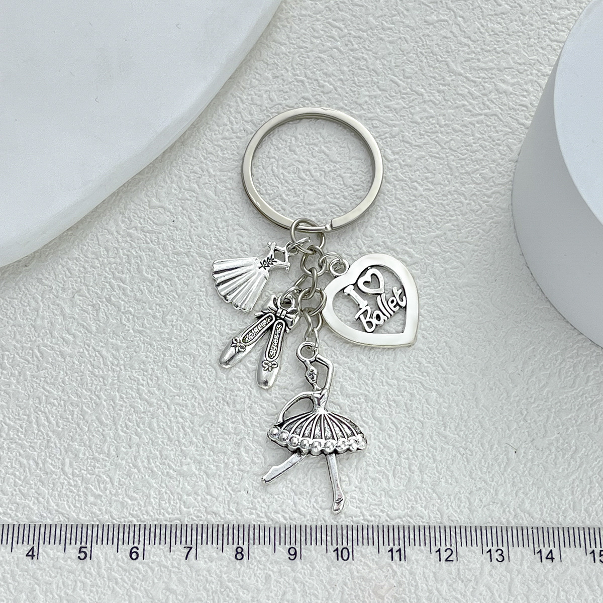 Heart Shape Pattern Simple Style Style 1 Piece Simple Style Heart Shape Alloy Keychain