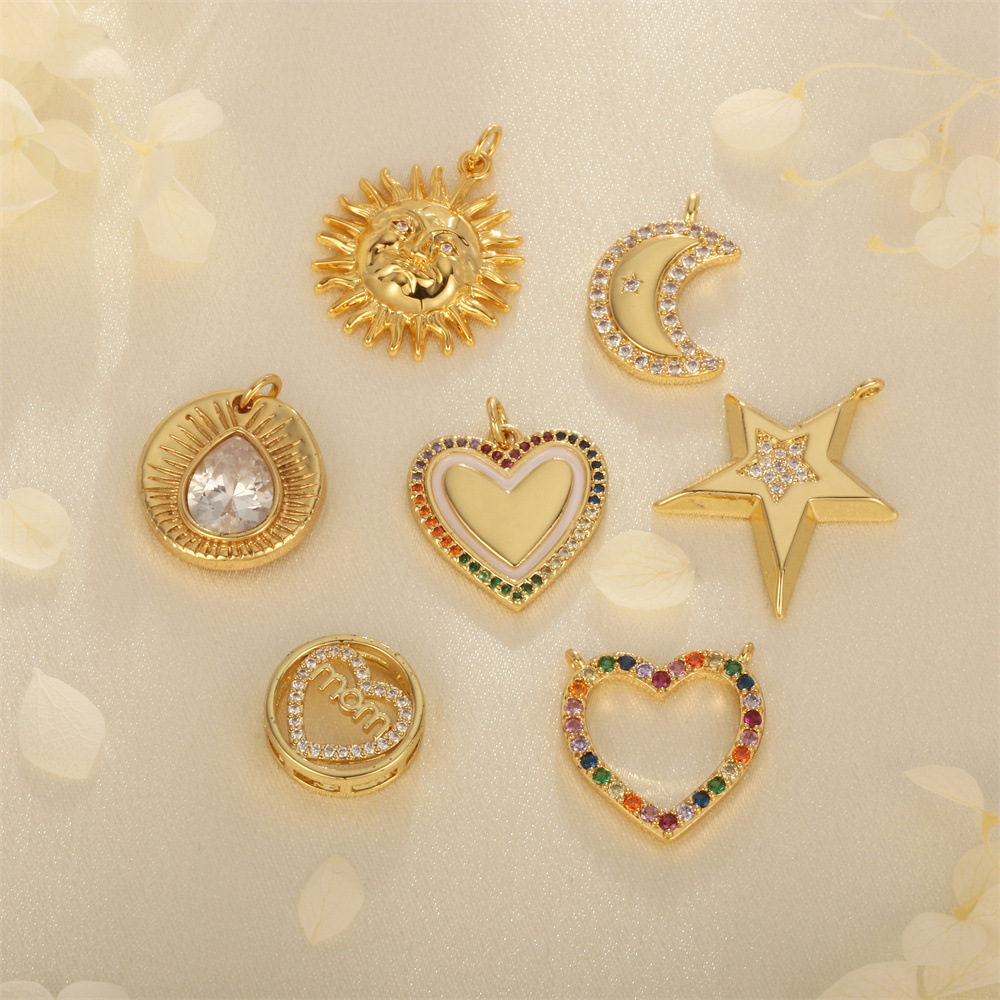 copper accessory with zircon
