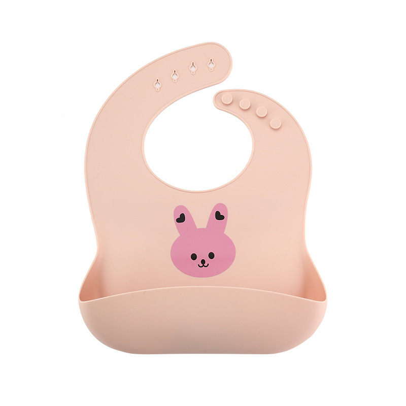 Babero de Silicona para Bebé de Silicona Alimentaria, Impermeable, Resistente a Manchas, para Alimentación Infantil