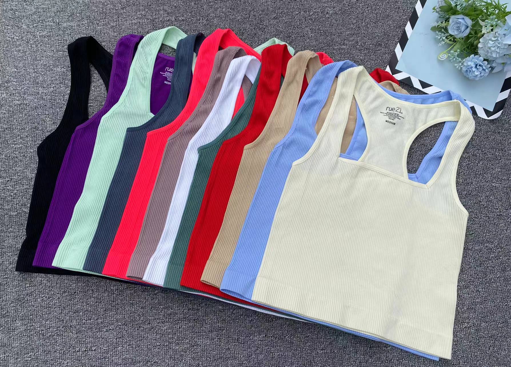 Exportación nuevo chaleco sin costuras de gran tamaño elástico cómodo ropa exterior superior al por mayor