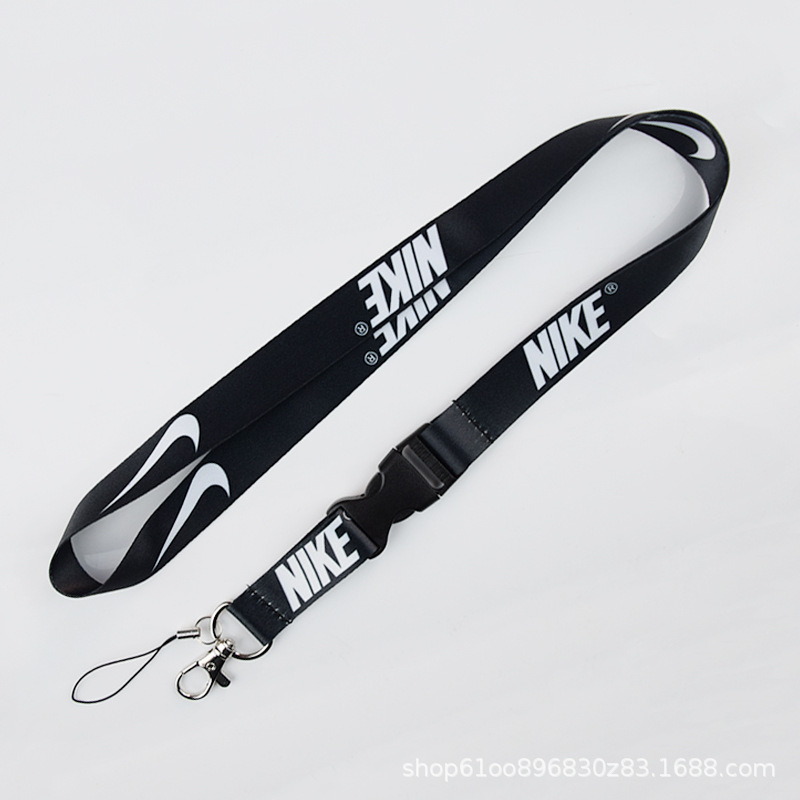 En stock Nike cordón Amazon Venta caliente linterna u disco llavero teléfono móvil cuerda langosta hebilla soporte personalizado