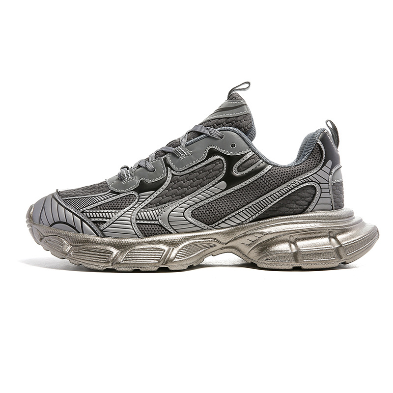 Herren-Nischenmodemarke Paris 3XL Papa-Schuhe, atmungsaktive Sommer-Mesh-Schuhe mit dicker Sohle, erhöhte Freizeit-Sportschuhe_voghion.com