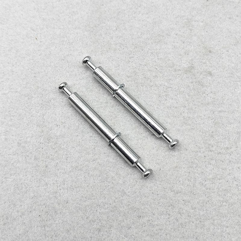 Double-Ended Connecting Rod with Locking Screw, Furniture Three-In-One Connector, Wardrobe Cabinet Board Assembly Two-In-One Double-Ended Connecting Rod with Locking Screw, Furniture Three-In-One Connector, Wardrobe Cabinet Board Assembly Two-In-One