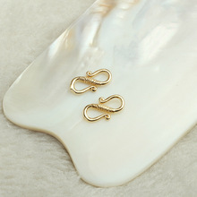 14k����ɫ����S�� diy�ֹ��Ʒ��� ��ɫ����������β�B�ӿ�