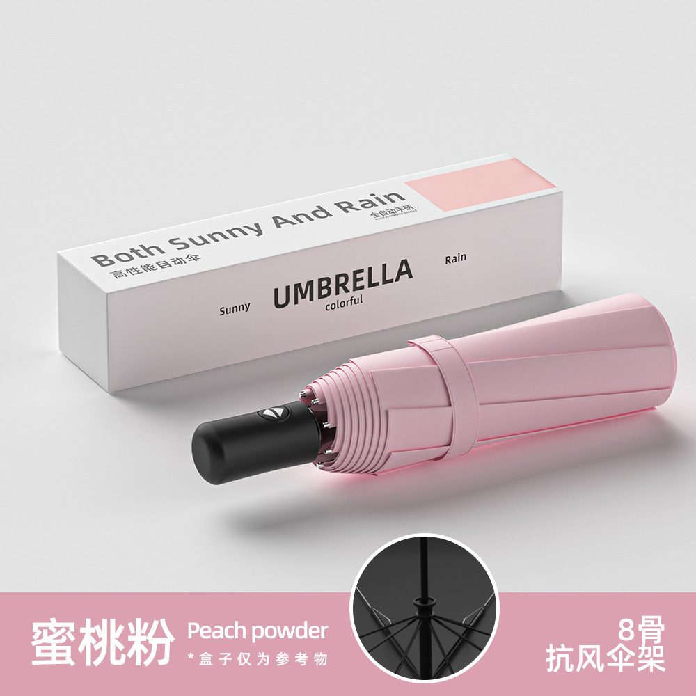 Automatic big umbrella solar-powered, fully automatic, sun protection, UV protection