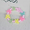 Children's cute bracelet, acrylic plastic beads from pearl, flowered