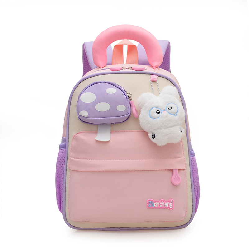 Mochila infantil preescolar de dibujos animados lindas niñas mochila de jardín de infantes nueva mochila transpirable bebé niño pequeño
