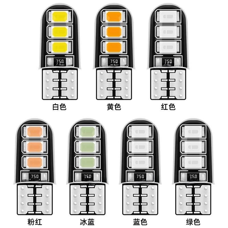 Luz de ancho transfronteriza T1028356SMD automóvil LED silicona W5W lámpara de licencia luz de lectura puerta luz lateral de alto brillo