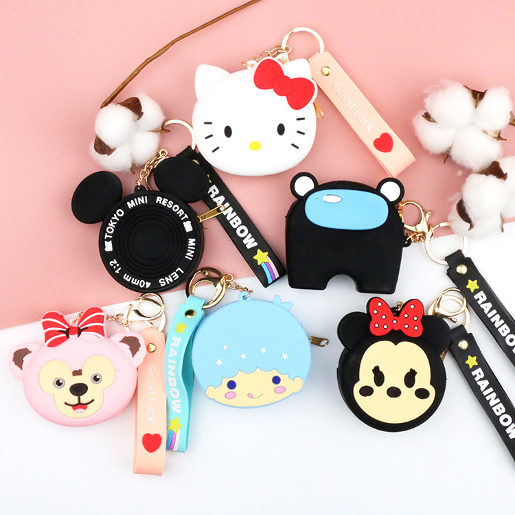 Cartoon silicone small wallet